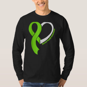 Mental Health Matters Awareness Month May Lime Gre T-Shirt