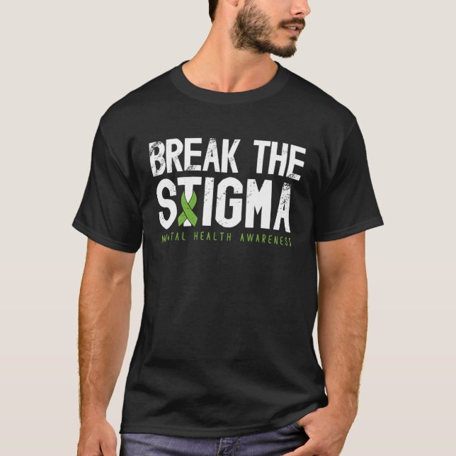 Mental Health Matters Fight Stigma Mental Health A T-Shirt (Front)