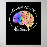 Mental Health Matters Funny Brain Multi-colour