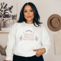 Mental Health Matters | Groovy Rainbow French Grey
