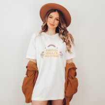 Mental Health Matters | Groovy Rainbow Peach Candy
