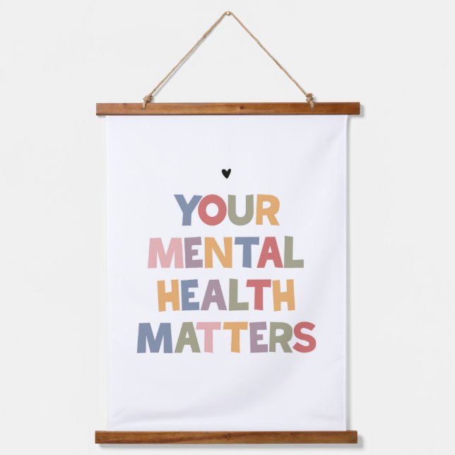 Mental Health Matters Hanging Tapestry (Front)