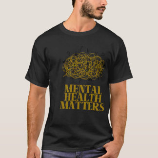 Mental health matters,Keep Smiling,Positive Slogan T-Shirt