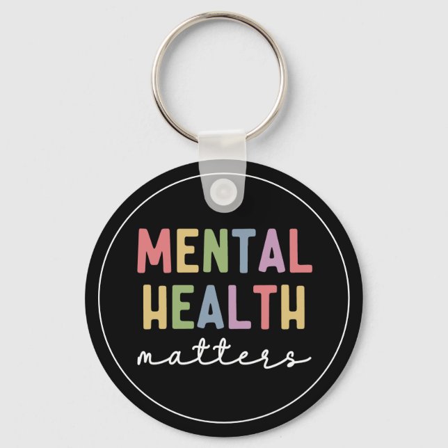 Mental Health Matters | Mental Health Awareness Key Ring (Front)