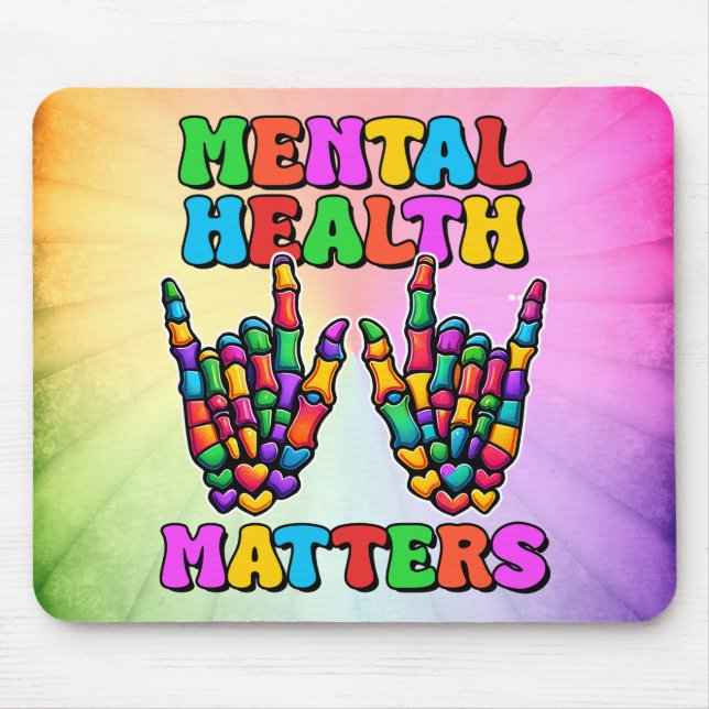 Mental Health Matters Mouse Pad (Front)