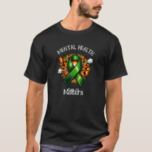 Mental Health Matters Pop Art Green Ribbon