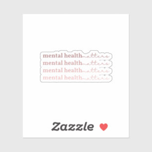 Mental Health Matters Quote IV Rosa Claro