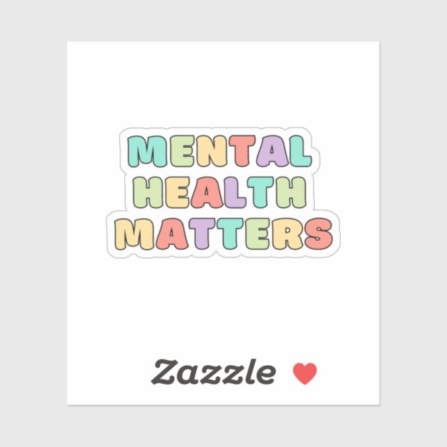 Mental Health Matters | Quote Koni Peach Candy (Sheet)