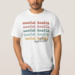Mental Health Matters Retro Awareness T-Shirt