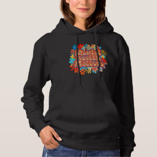 Mental Health Matters Suicide Awareness Retro Flor Hoodie