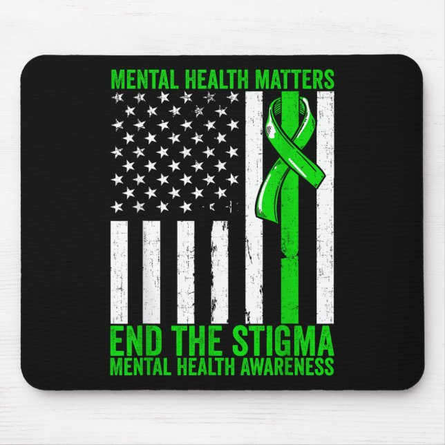 Mental Health Mental Health Awareness End The Stig Mouse Pad (Front)