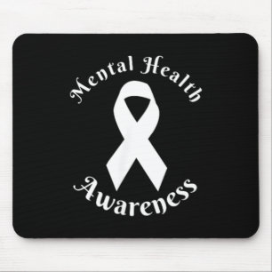 Mental Health Month Wear Green Mental Health Mouse Pad