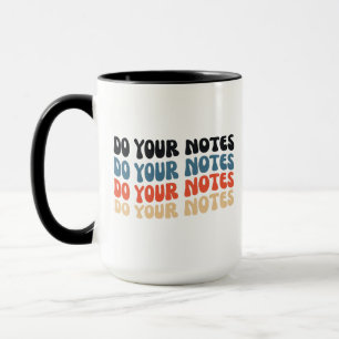 Mental Health Mug Do Your Notes Funny Mental Healt