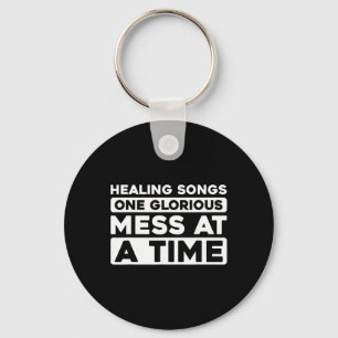 Mental Health Music Healing - Therapeutic Music Th Key Ring