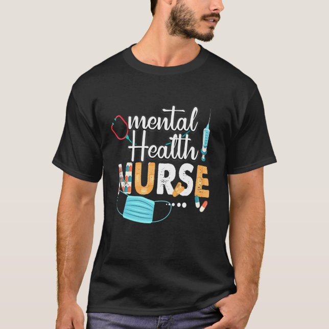 Mental Health Nurse Cute Nurses Week 2022 Apprecia T-Shirt (Front)