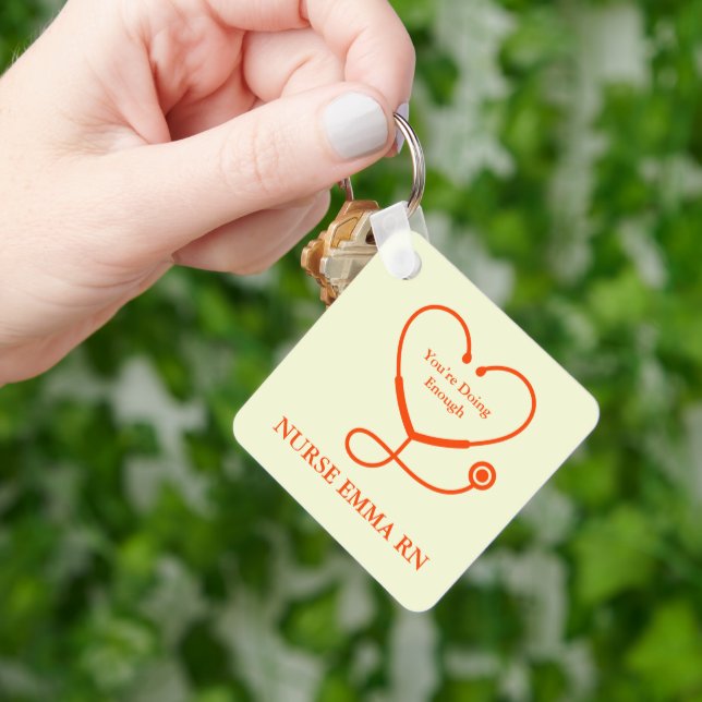 Mental Health Nurse Keychain Tiny Reminders (Hand)