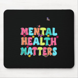 Mental Health Problems Awareness Human Brain Illne Mouse Pad