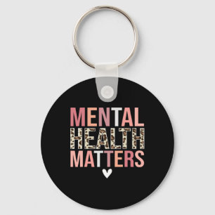 Mental Health Problems Awareness Month Key Ring