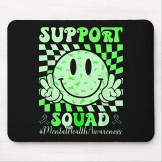 Mental Health Problems Awareness Support Squad Gre Mouse Pad