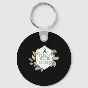 Mental Health Problems Awareness Warrior Counsello Key Ring