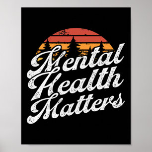 Mental Health Problems - Brain Illness Awareness Poster