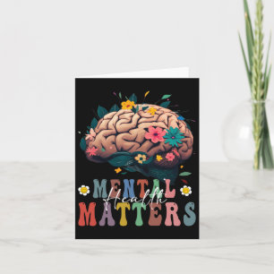 Mental Health Problems Brain Illness Awareness Vin Card