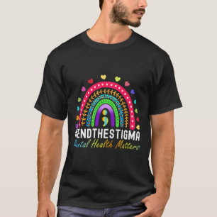 Mental-health Problems End The Stigma Rainbow Leop T-Shirt