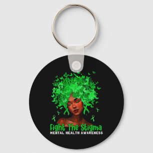 Mental Health Problems Fight The Stigma Afro Afric Key Ring