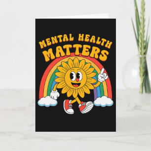 Mental Health Problems Funny Therapist Psychologis Card