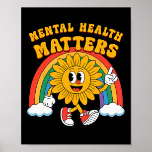 Mental Health Problems Funny Therapist Psychologis Poster