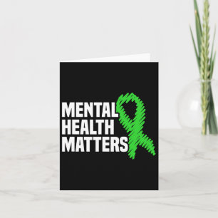Mental Health Problems Green Ribbon Mental Health  Card