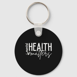 Mental Health Problems Heart Love Awareness Suppor Key Ring