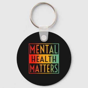 Mental Health Problems Human Brain Counsellor Ther Key Ring