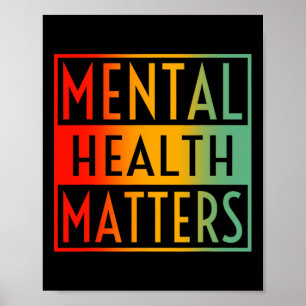 Mental Health Problems Human Brain Counsellor Ther Poster