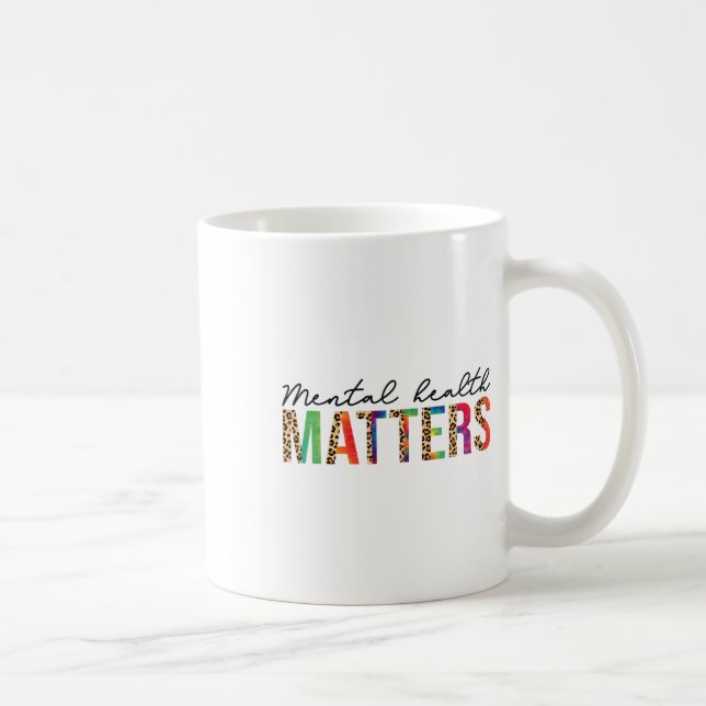 Mental Health Problems Human Brain Illness Awarene Coffee Mug (Right)