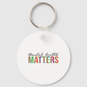 Mental Health Problems Human Brain Illness Awarene Key Ring