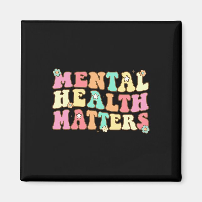 Mental Health Problems Human Brain Illness Awarene Magnet (Front)