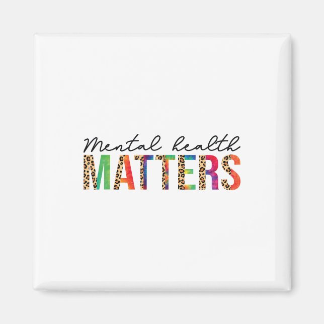 Mental Health Problems Human Brain Illness Awarene Magnet (Front)