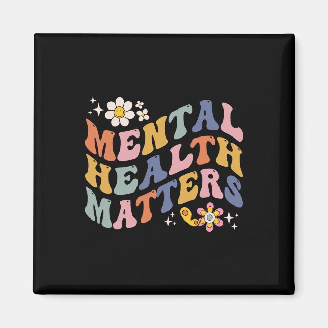 Mental Health Problems Human Brain Illness Awarene Magnet (Front)