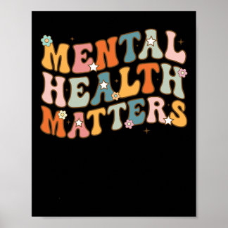 Mental Health Problems Human Brain Illness Awarene Poster
