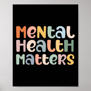 Mental Health Problems Mental Health Awareness Ill Poster