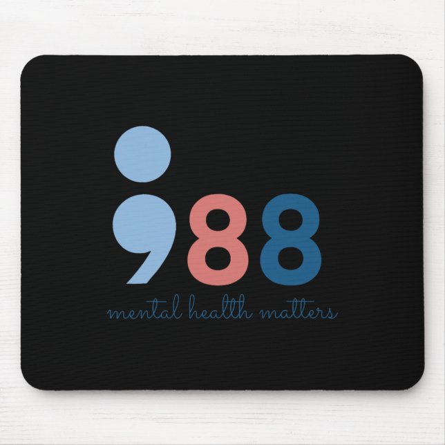 Mental Health Problems  Mouse Pad (Front)