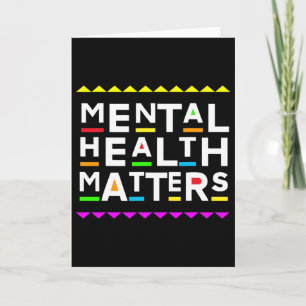 Mental Health Problems Retro 90's Style Card