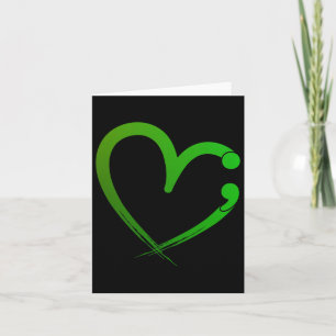 Mental Health Problems Semicolon Heart Awareness M Card
