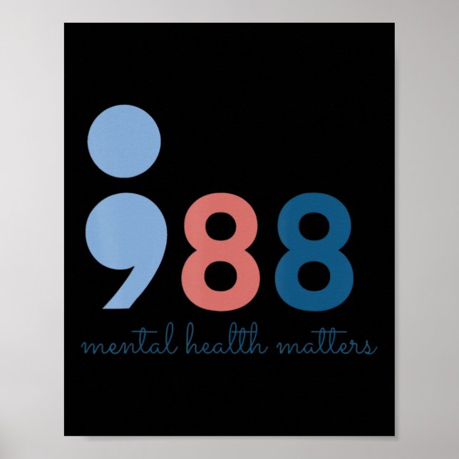 Mental Health Problems Suicide Prevention Awarenes Poster (Front)