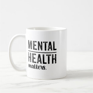 Mental Health Problems Wear Green  Coffee Mug