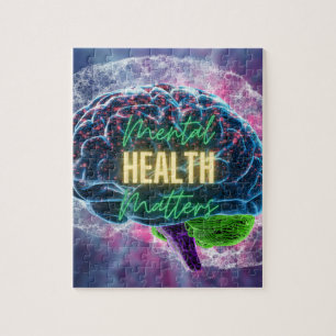 Mental Health Puzzle. Jigsaw Puzzle