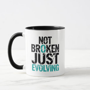 Mental Health Recovery Not Broken Quote Mug