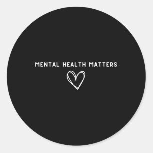 Mental Health S Awareness _7 Classic Round Sticker