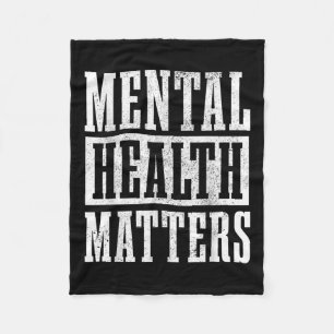 Mental Health S Awareness Month End The Stigma _6 Fleece Blanket